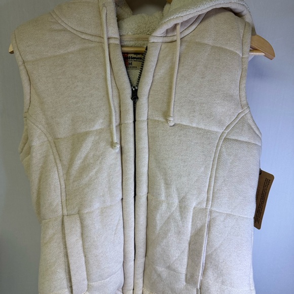 Ruff Hewn Cream Sherpa Lined Jacket - Picture 1 of 4